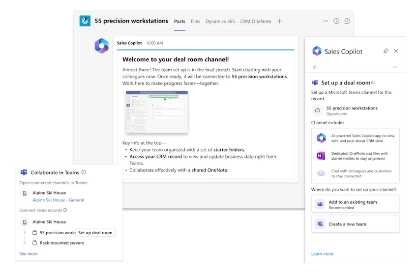 Collaboration spaces 